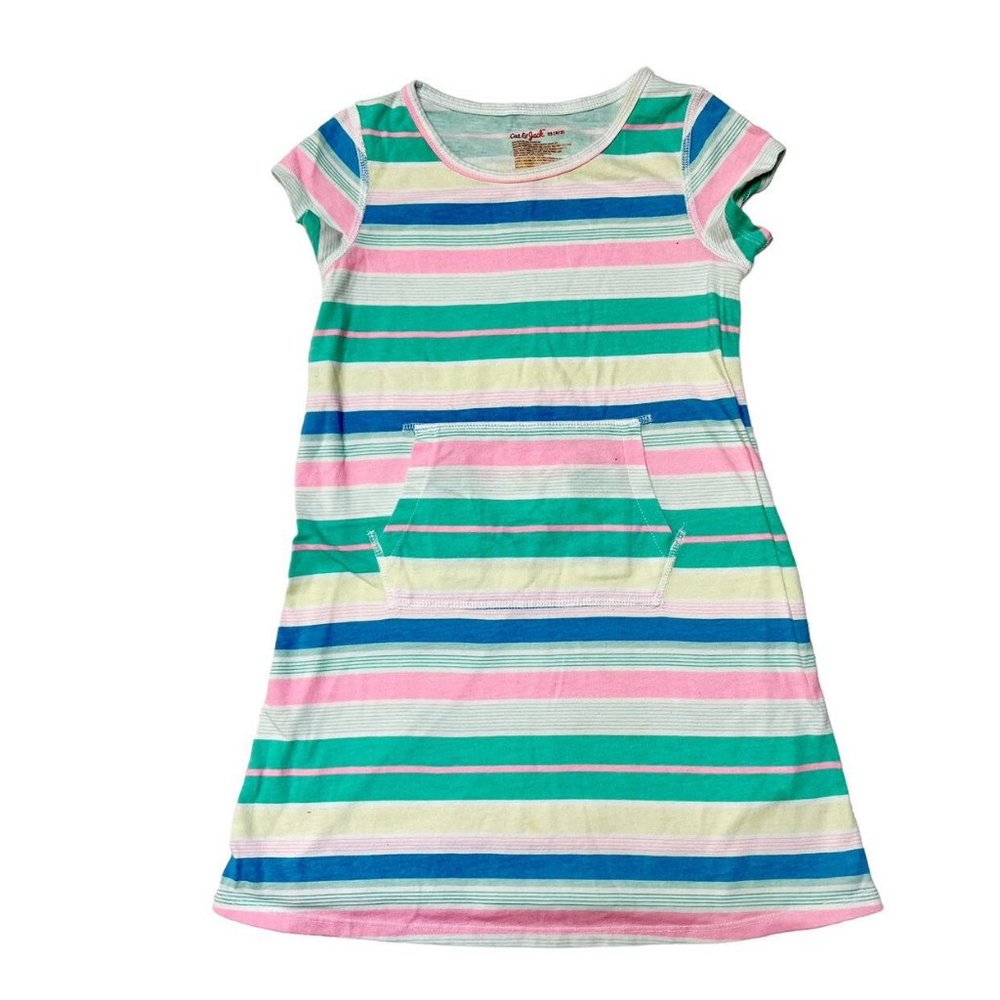 Cat & Jack Neon Stripe Adaptive Sundress Size 2T